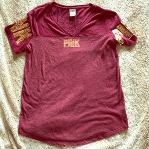 Pink Bling Short Sleeve Tee